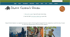 Desktop Screenshot of ithacachildrensgarden.org