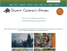 Tablet Screenshot of ithacachildrensgarden.org